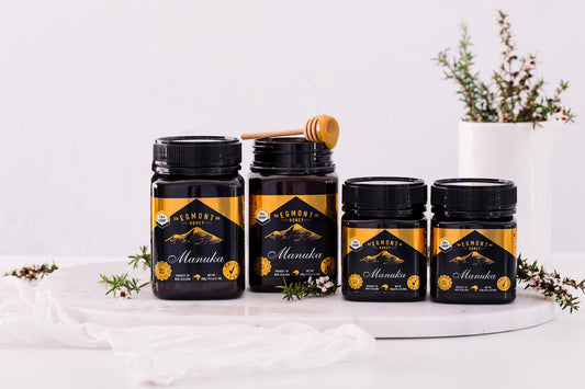 Egmont Honey. Manuka Honig mit 450+ MGO. MGO und UMF Unterschied.