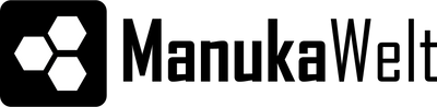 ManukaWelt Logo Schwarz mit tarnsparenten Hintergrund