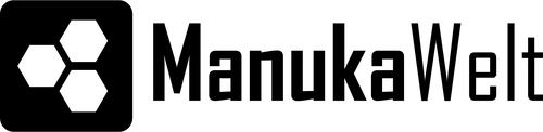 ManukaWelt Logo Schwarz mit tarnsparenten Hintergrund