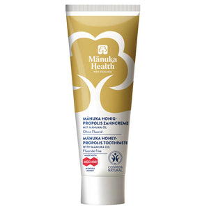 Manuka Health Zahnpasta mit Propolis Vorderseite