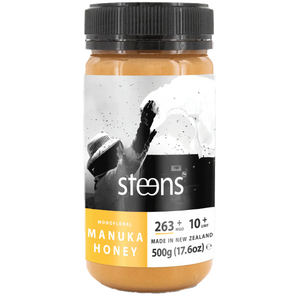 Produktbild des Steens Manuka Honig MGO 263+ 500g