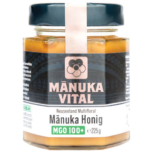 Produktbild Manuka Vital Honig MGO 100+, 225g im Glas