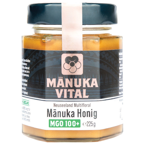 Produktbild Manuka Vital Honig MGO 100+, 225g im Glas