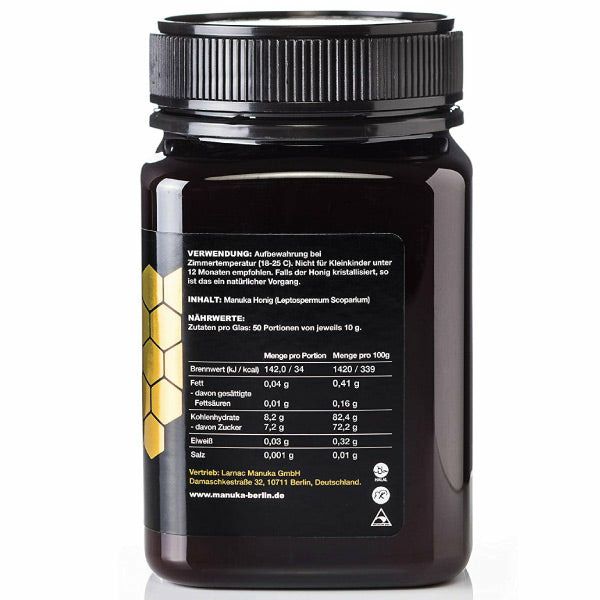 Larnac Manuka Honig 300+ 500g rechts