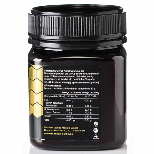 Larnac Manuka Honig 720+ 250g rechts