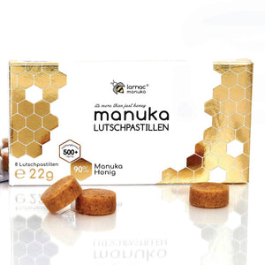 Larnac Manuka Lutschpastillen MGO 550+ Ansicht Vorderseite