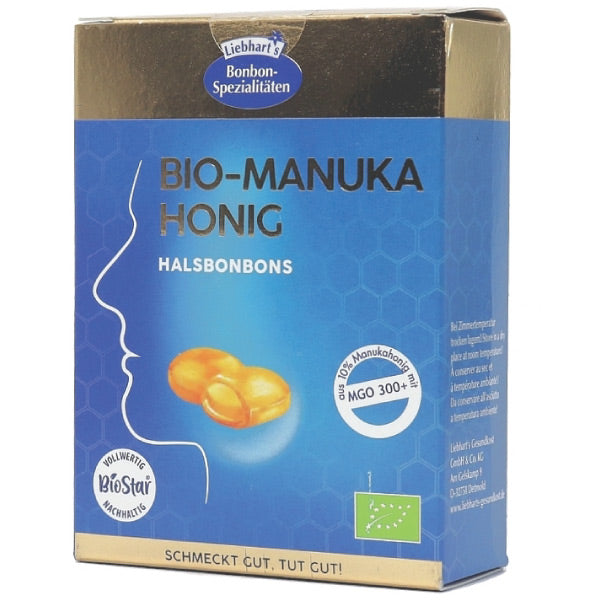 Liebharts Bio Manuka Honig Bonbon Vorderseite
