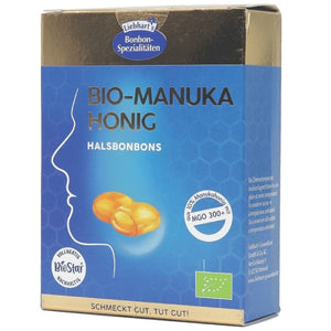 Liebharts Bio Manuka Honig Bonbon Vorderseite