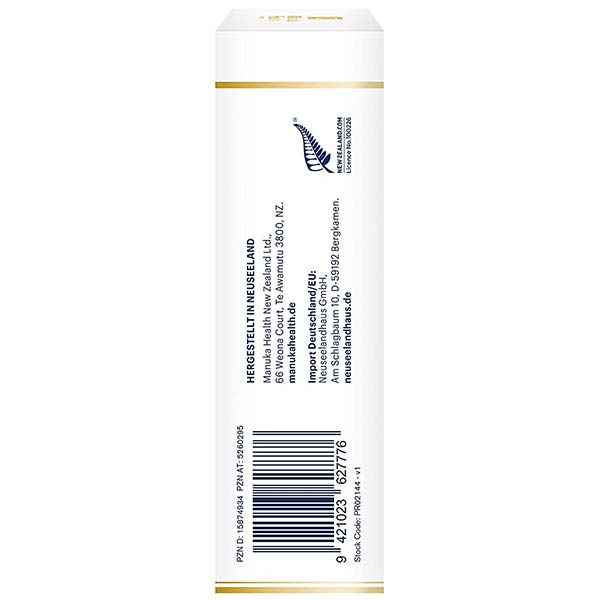 Manuka Honig Zitrone Bonbon Manuka Health Seitenansicht EAN